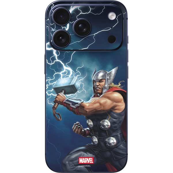 Marvel Thor Thor and Mjolnir iPhone 17 Pro Skin