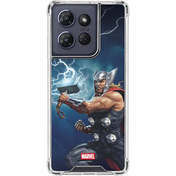 Marvel Thor Thor and Mjolnir Moto G Play 5G (2025) Clear Case