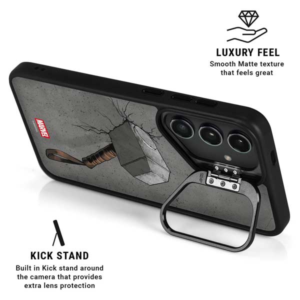 Marvel Thor Thors Hammer Mjolnir Galaxy S26 Plus Kickstand Case