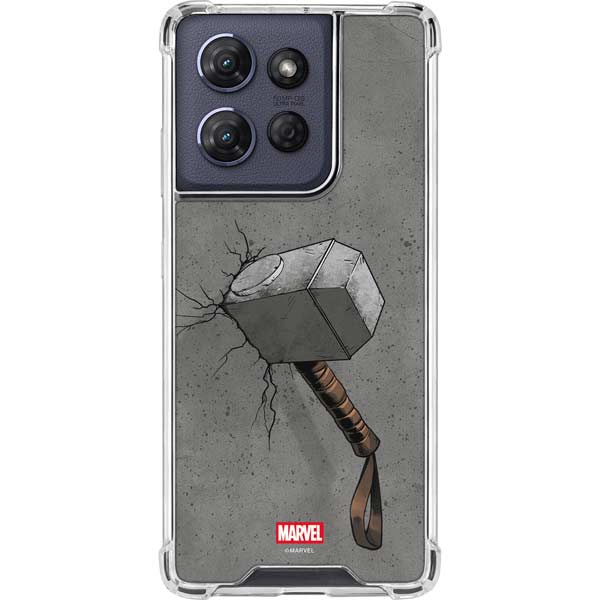 Marvel Thor Thors Hammer Mjolnir Moto G 5G (2025) Clear Case