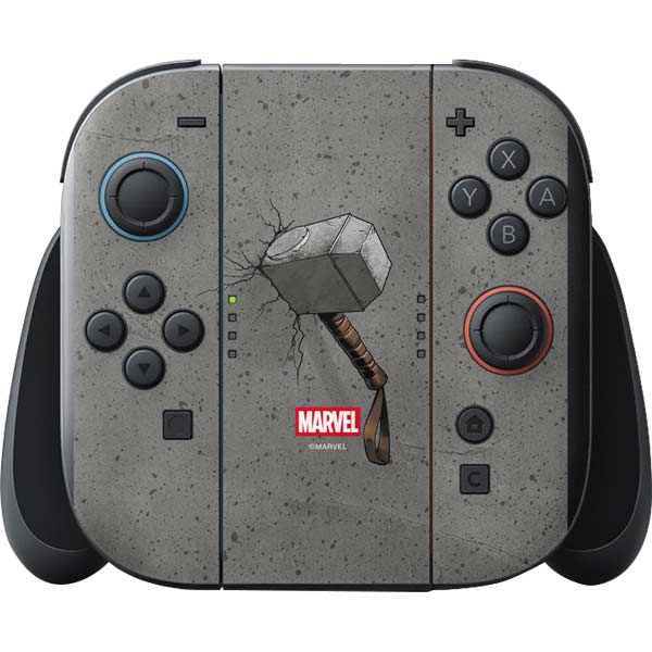 Marvel Thor Thors Hammer Mjolnir Nintendo Switch 2 (2025) with Joy-Con Skin