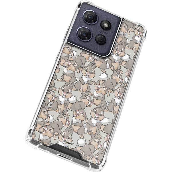 Disney Bambi Thumper Character Pattern Moto G Play 5G (2025) Clear Case