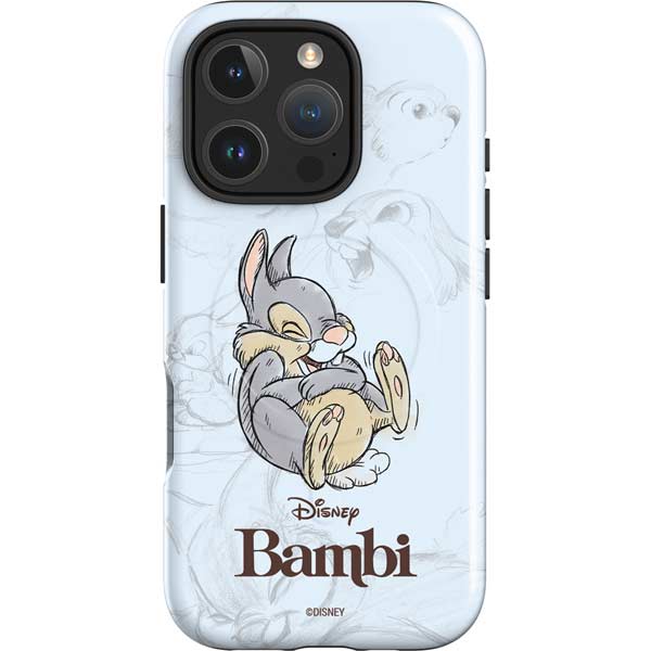 Disney Bambi Thumper Sketched portrait iPhone 16 Pro Magsafe Impact Case