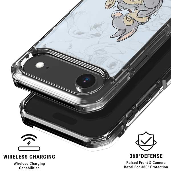 Disney Bambi Thumper Sketched portrait iPhone 17 Air Clear Case
