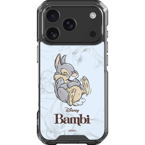 Disney Bambi Thumper Sketched portrait iPhone 17 Pro Clear Case