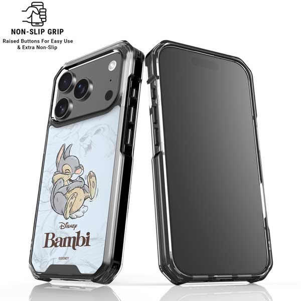 Disney Bambi Thumper Sketched portrait iPhone 17 Pro Clear Case