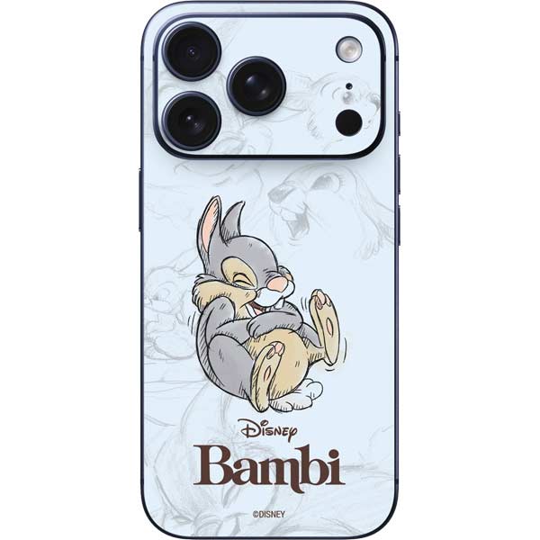 Disney Bambi Thumper Sketched portrait iPhone 17 Pro Skin