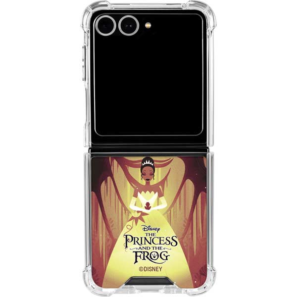 Disney Princess and The Frog Tiana and Dr. Facilier Galaxy Z Flip7 Clear Case