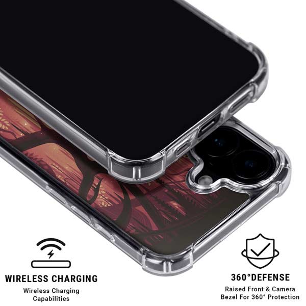 Disney Princess and The Frog Tiana and Dr. Facilier iPhone 17 Clear Case