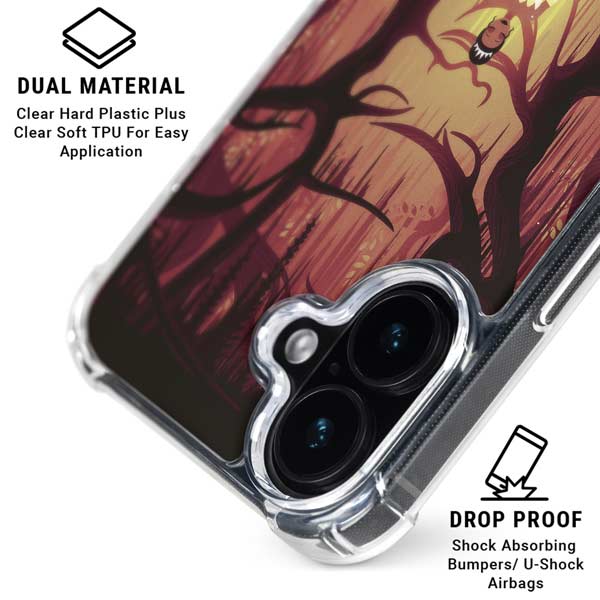 Disney Princess and The Frog Tiana and Dr. Facilier iPhone 17 Clear Case