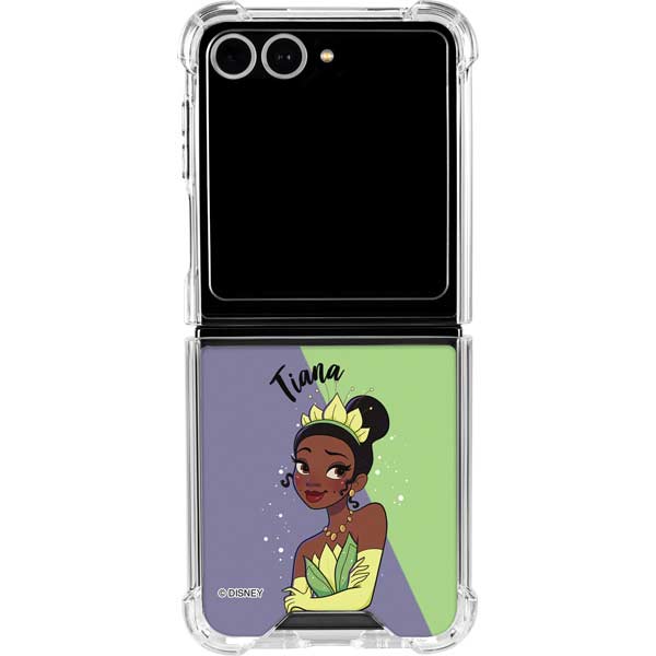 Disney Princess Tiana Art Galaxy Z Flip7 Clear Case