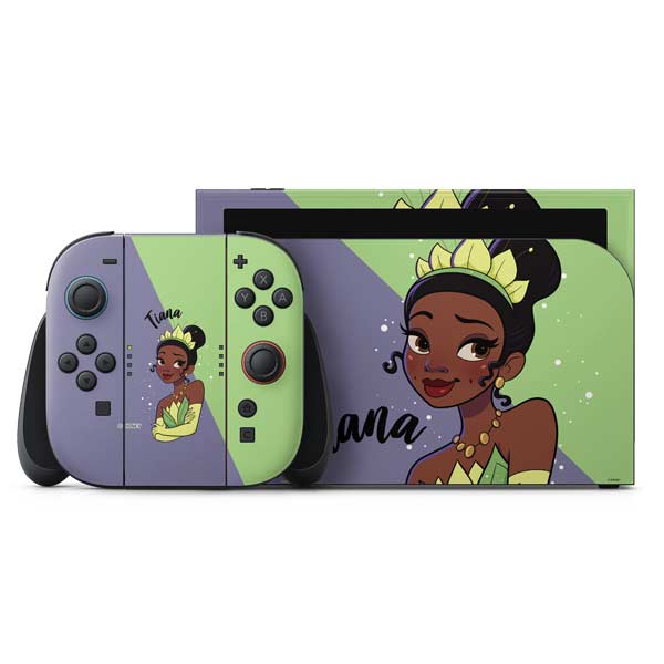 Disney Princess Tiana Art Nintendo Switch 2 (2025) with Joy-Con Skin