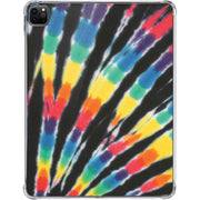 Liquid Blue Tie Dye - Rainbow iPad Pro 11in (2024) Clear Case
