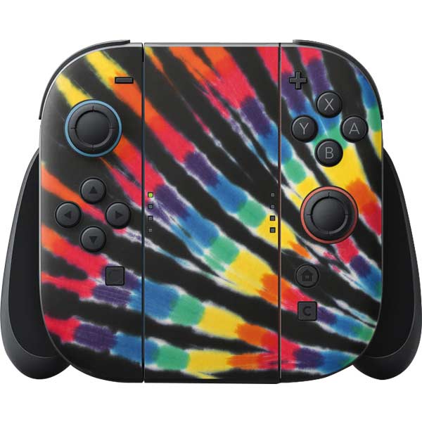 Liquid Blue Tie Dye - Rainbow Nintendo Skins