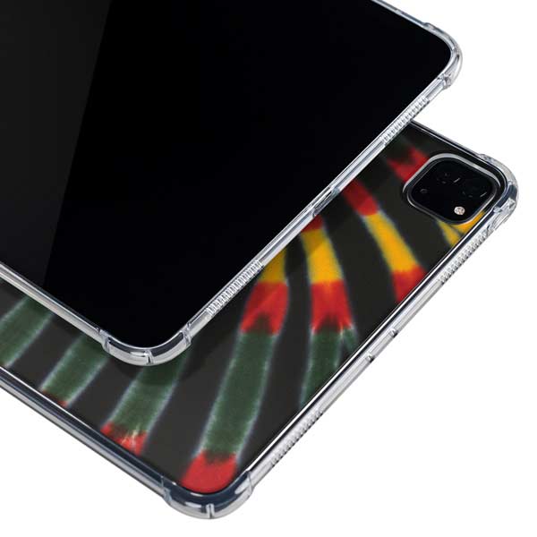 Liquid Blue Tie Dye - Rasta iPad Cases