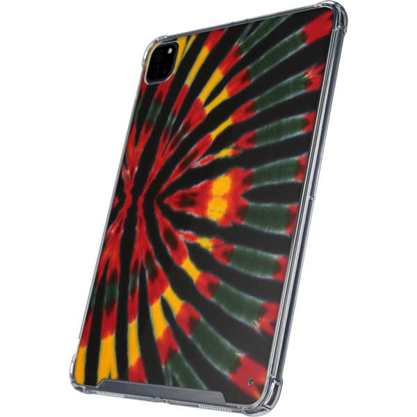 Liquid Blue Tie Dye - Rasta iPad Cases