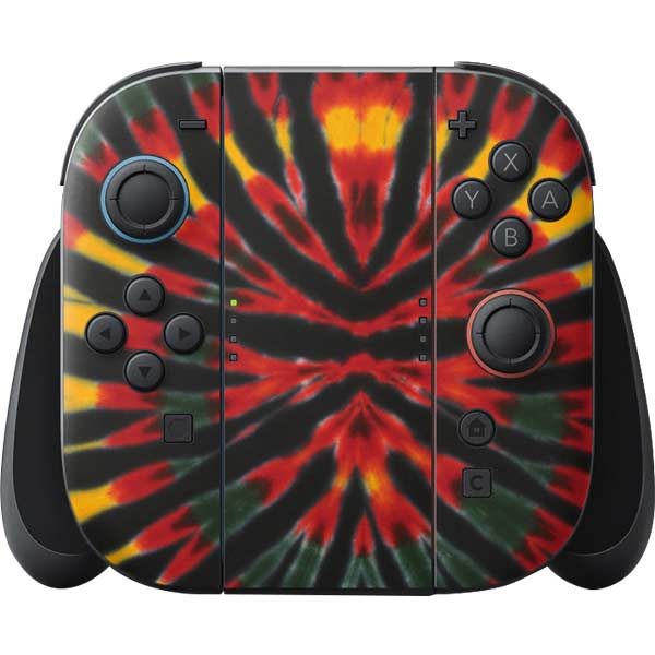 Liquid Blue Tie Dye - Rasta Nintendo Skins