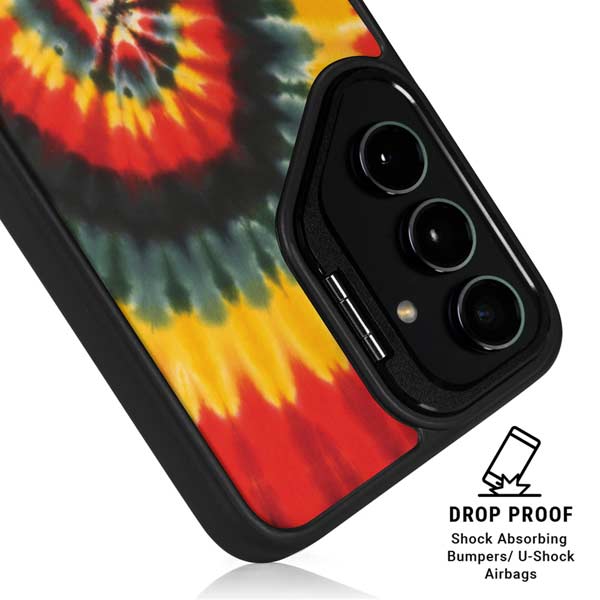 Liquid Blue Tie Dye - Rasta Spiral Galaxy S26 Plus Kickstand Case