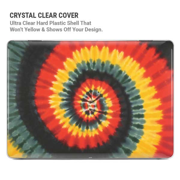 Liquid Blue Tie Dye - Rasta Spiral MacBook Pro 14in (2021-24) Case plus Skin
