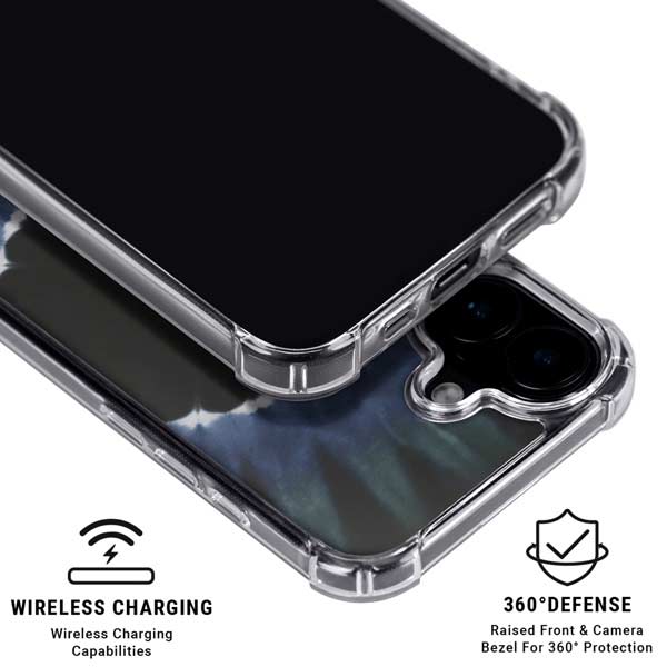 Liquid Blue Tie Dye - Sunflower iPhone 17 MagSafe Case