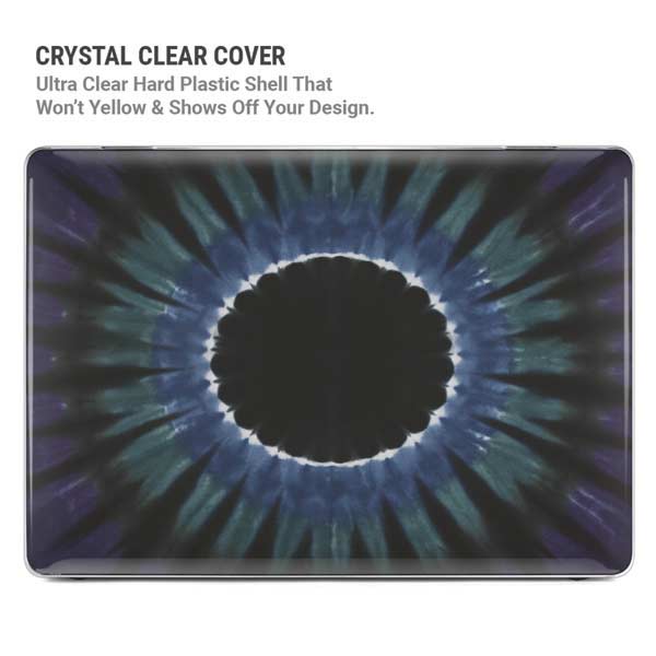 Liquid Blue Tie Dye - Sunflower MacBook Cases