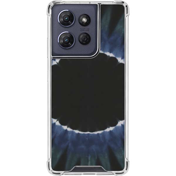 Liquid Blue Tie Dye - Sunflower Moto G 5G (2025) Clear Case