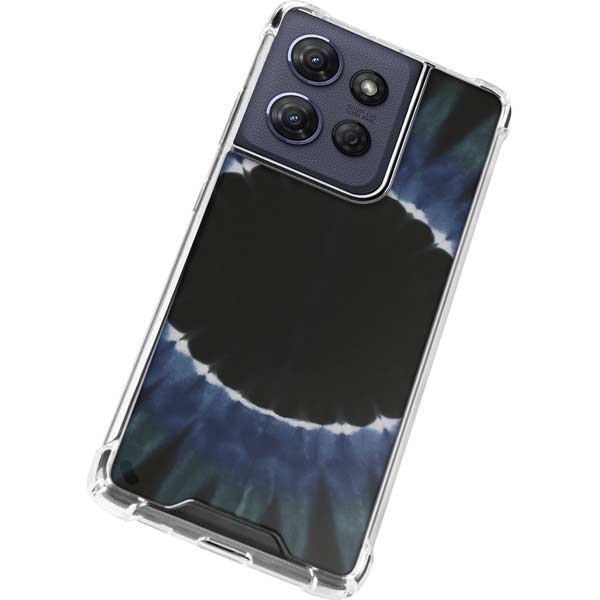 Liquid Blue Tie Dye - Sunflower Moto G 5G (2025) Clear Case