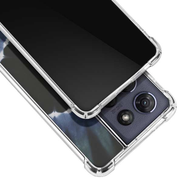 Liquid Blue Tie Dye - Sunflower Moto G 5G (2025) Clear Case