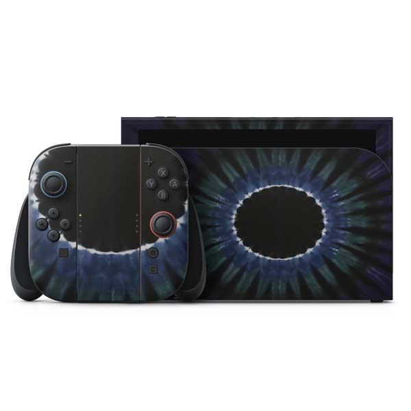 Liquid Blue Tie Dye - Sunflower Nintendo Skins