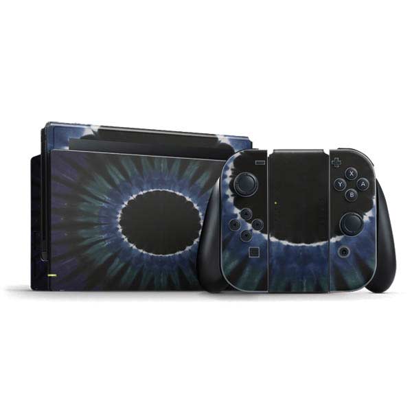 Liquid Blue Tie Dye - Sunflower Nintendo Skins