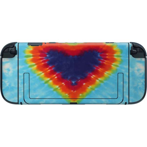 Liquid Blue Tie Dye Heart Nintendo Switch 2 (2025) with Joy-Con Skin