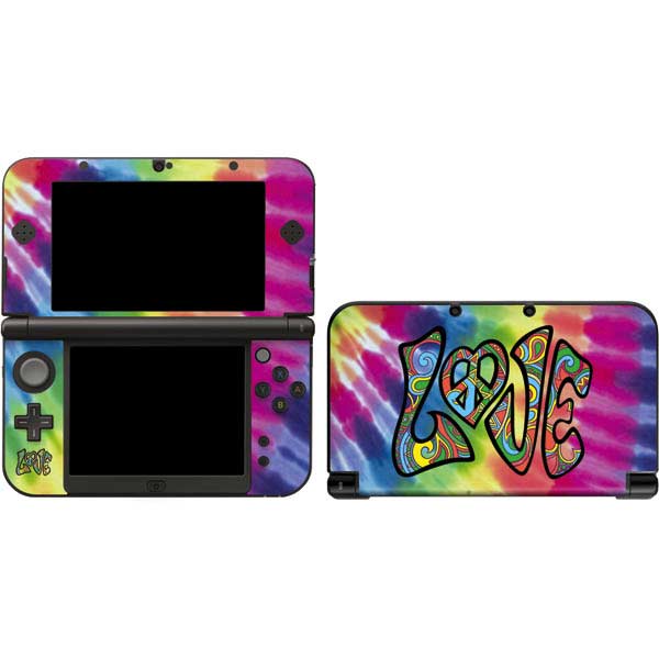 Liquid Blue Tie Dye Peace & Love Nintendo Skins