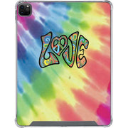 Liquid Blue Tie Dye Peace & Love iPad Cases