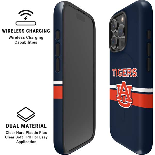 Auburn University Tigers AU iPhone 16 Pro Max Magsafe Impact Case