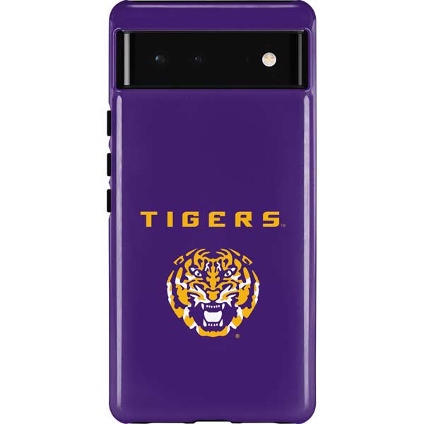 LSU Tigers Purple Pixel Cases