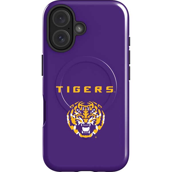 LSU Tigers Purple iPhone 16 Magsafe Impact Case