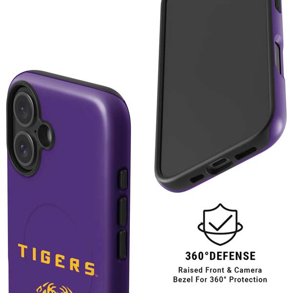 LSU Tigers Purple iPhone 16 Magsafe Impact Case