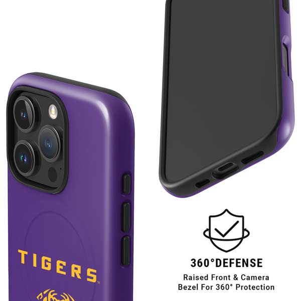 LSU Tigers Purple iPhone 16 Pro Max Magsafe Impact Case