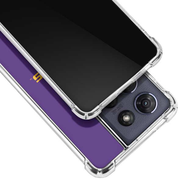 LSU Tigers Purple Moto G Stylus 5G (2025) Clear Case