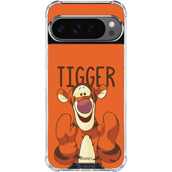 Disney Winnie the Pooh Tigget Portrait Google Pixel 10 Pro XL Clear Case