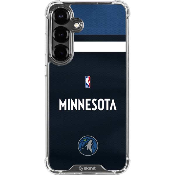 NBA Minnesota Timberwolves Jersey Galaxy S26 Clear Case