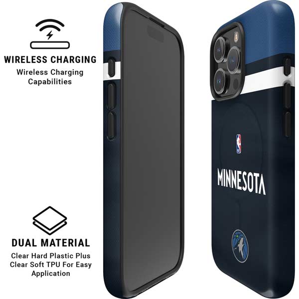 NBA Minnesota Timberwolves Jersey iPhone 16 Pro Magsafe Impact Case