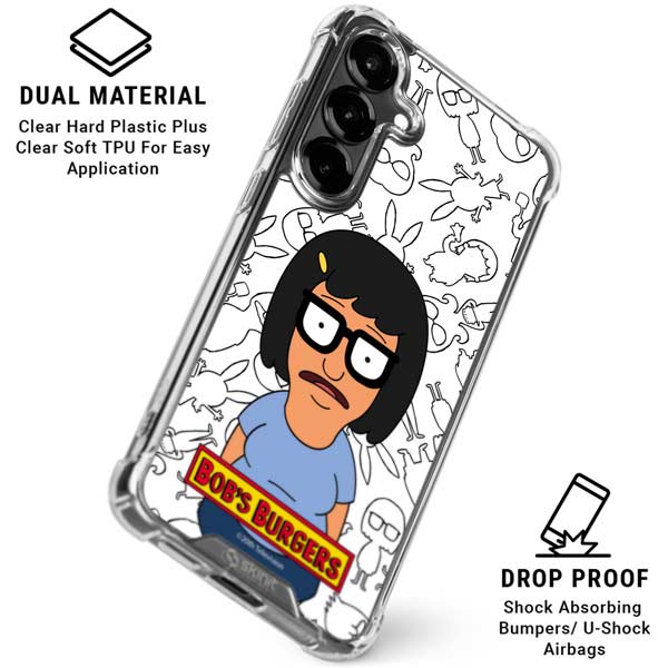 Bobs Burgers Tina Uhh Galaxy S26 Clear Case
