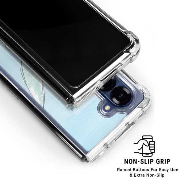 Disney Tinker Bell Sketch Art Galaxy Z Fold7 Clear Case