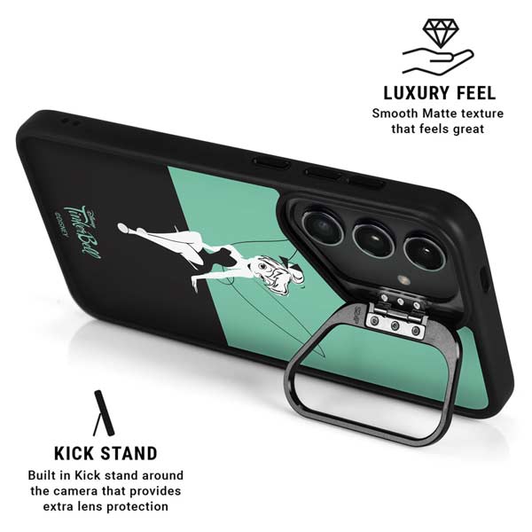 Disney Tinker Bell Color Block Galaxy S26 Plus Kickstand Case