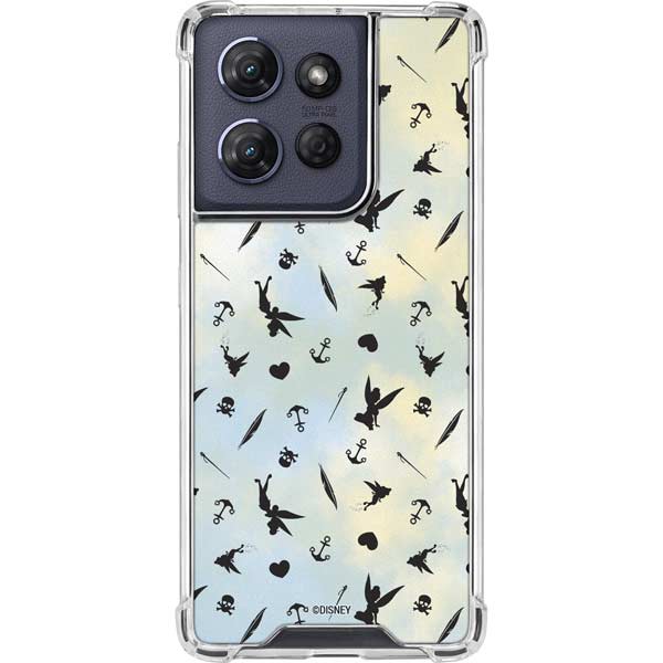 Disney Tinker Bell Fairy Size Pattern Moto G 5G (2025) Clear Case