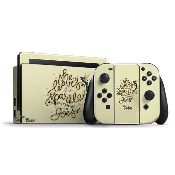 Disney Tinker Bell Leave A Little Sparkle Nintendo Skins