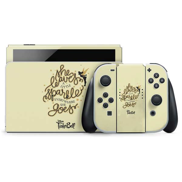 Disney Tinker Bell Leave A Little Sparkle Nintendo Skins