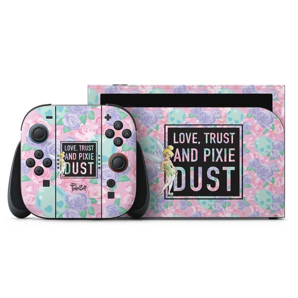 Disney Tinker Bell Love Trust and Pixie Dust Nintendo Skins