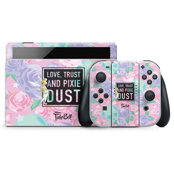 Disney Tinker Bell Love Trust and Pixie Dust Nintendo Skins